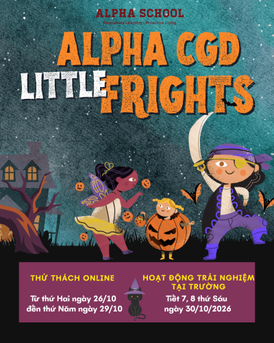 KHỞI ĐỘNG CHUỖI THỬ THÁCH HALLOWEEN ĐẦY KỲ BÍ TẠI ALPHA CGD