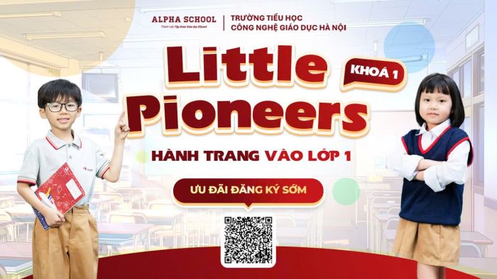 TUYỂN SINH CÂU LẠC BỘ “CGD LITTLE PIONEERS - HÀNH TRANG VÀO LỚP MỘT” NĂM HỌC 2025 - 2026