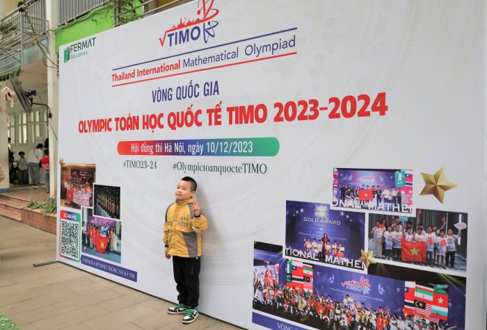 ALPHA CGD CHÀO ĐÓN 600 BẠN HỌC SINH THAM DỰ VÒNG QUỐC GIA KỲ THI OLYMPIC TOÁN HỌC QUỐC TẾ TIMO 2023 -2024