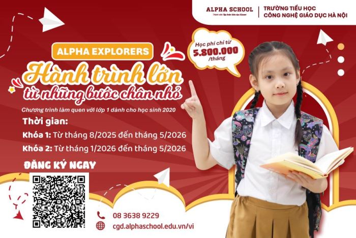 ALPHA CGD EXPLORERS - HÀNH TRÌNH LỚN TỪ NHỮNG BƯỚC CHÂN NHỎ