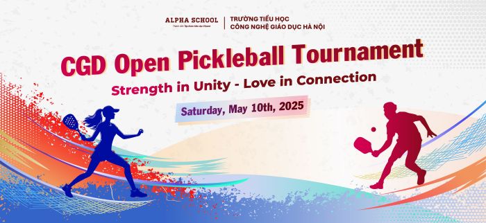 GIẢI PICKLEBALL GIÁO VIÊN & PHỤ HUYNH CGD NĂM HỌC 2024–2025 ĐÃ DIỄN RA THÀNH CÔNG TỐT ĐẸP