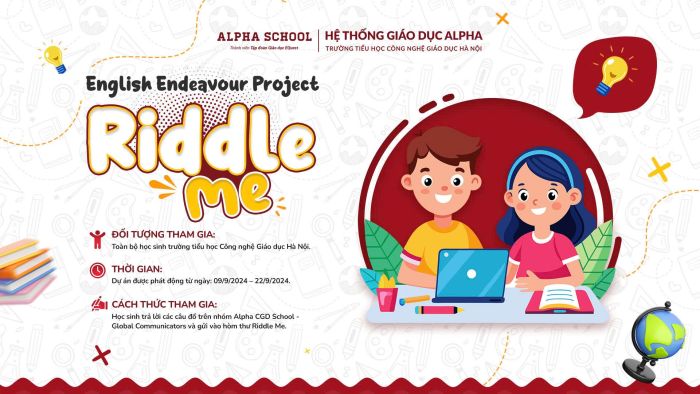 English Endeavour Project: Riddle Me - cuộc phiêu lưu giải đố tiếng Anh cùng các CGDers